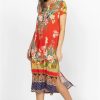 Clothing * | Rapsodia Maxi Henley Dress Multi