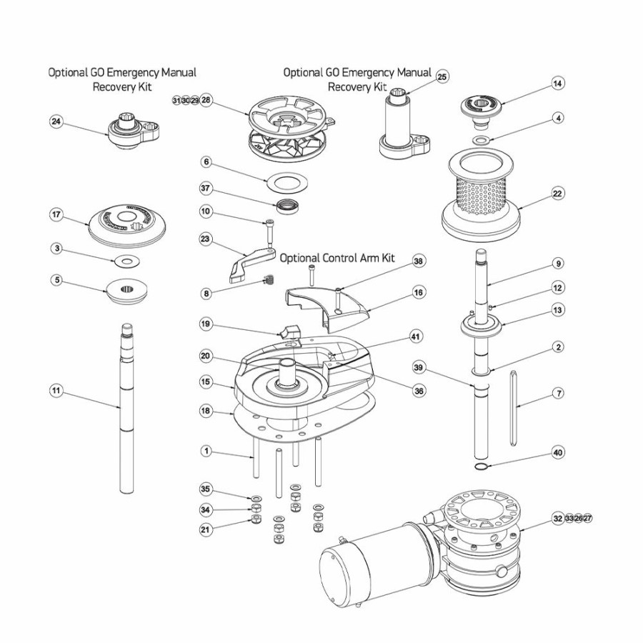 Windlasses * | Lewmar Windlasses Spares Bases * Sottashop