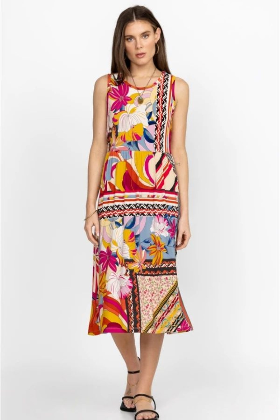 Clothing * | Rachel May Easy Fit Tank Dress Multi