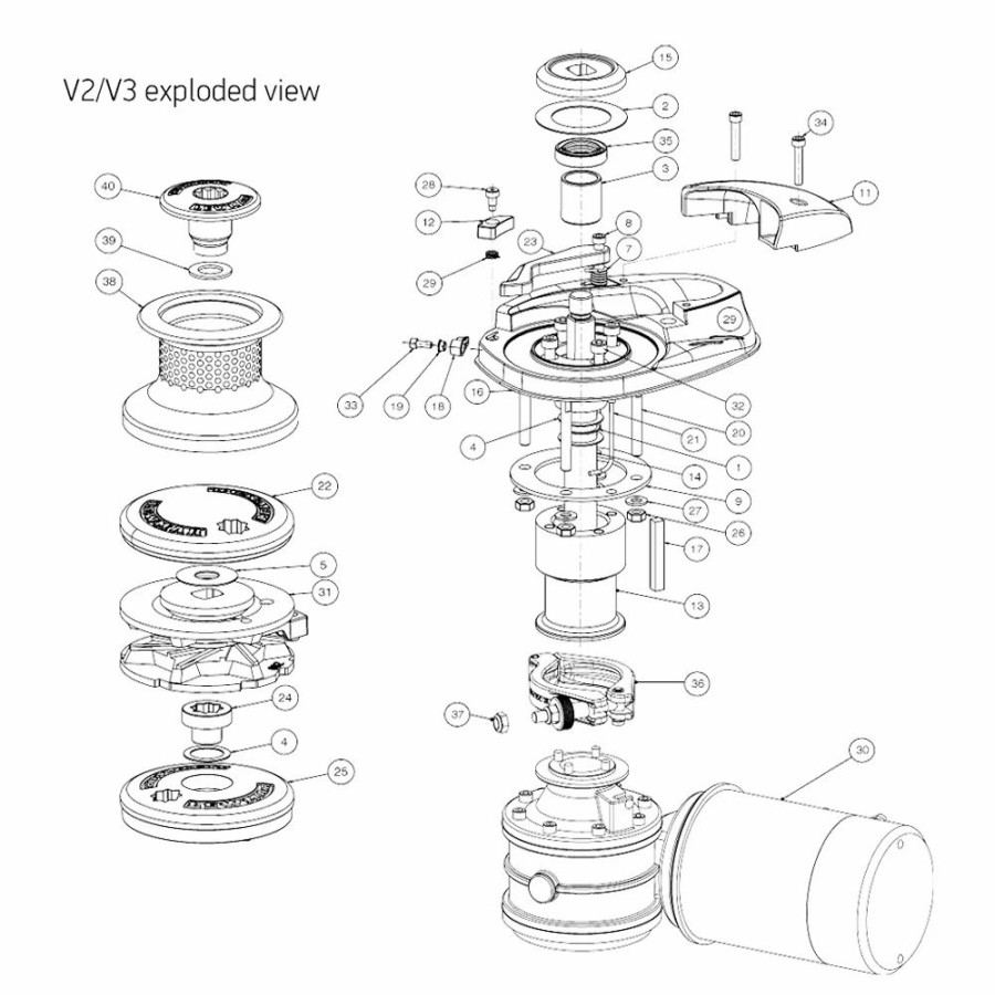 Windlasses * | Lewmar Windlasses Spares Control Arms