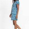 Clothing * | Printed Flounce Short Storm Blue Buttercup