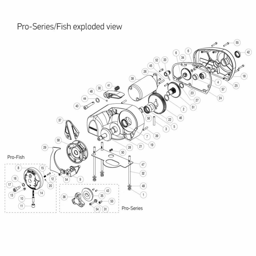 Windlasses * | Lewmar Windlasses Spares Gaskets Bearings