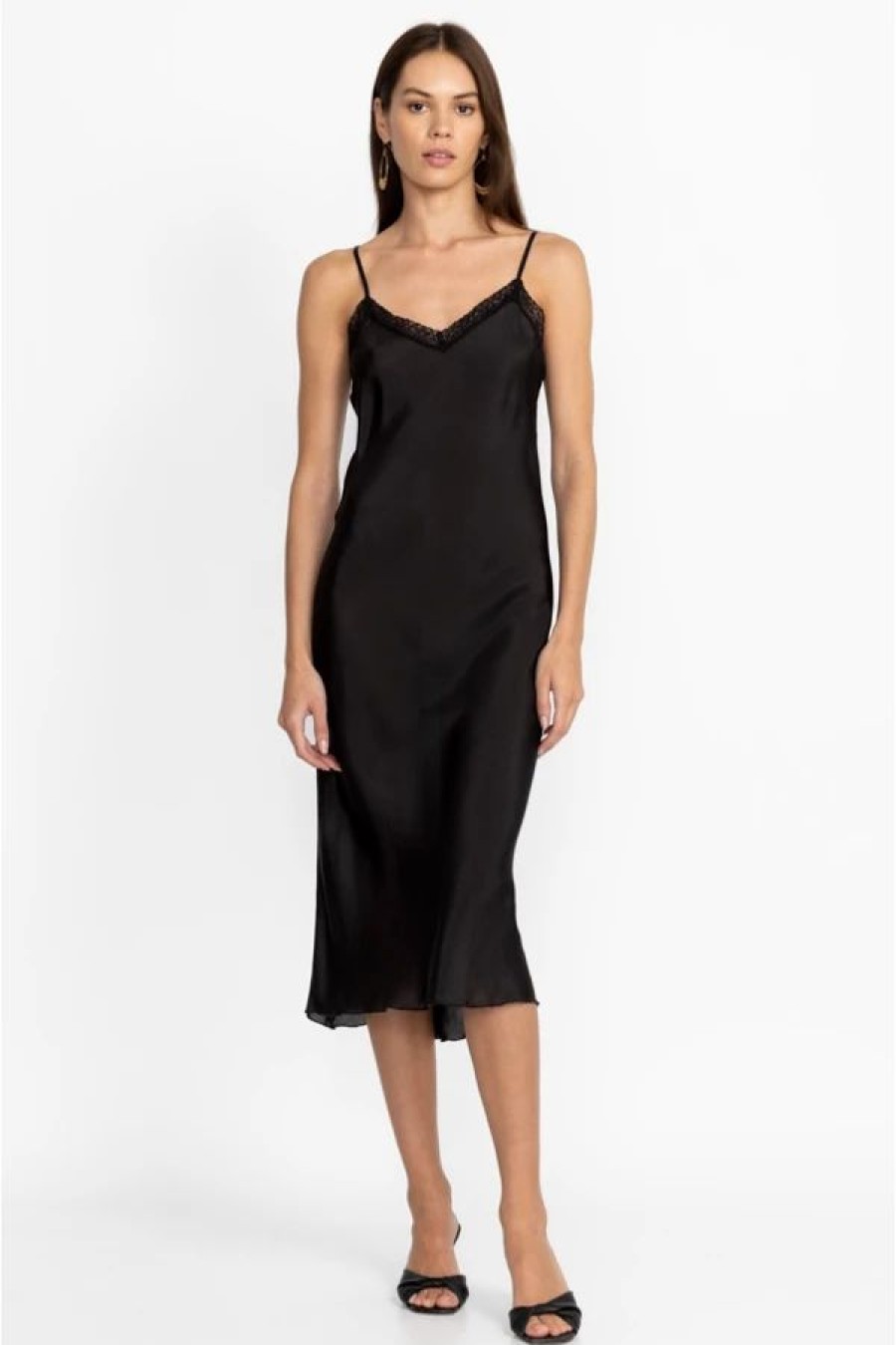 Clothing * | Midi Length Slip Black