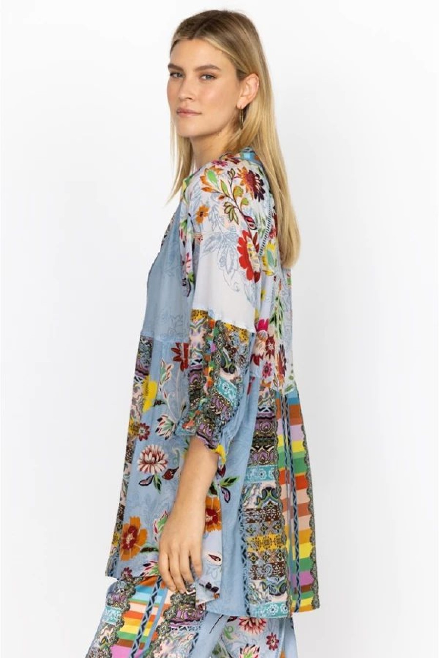 Clothing * | Rainbow Adonia Tunic-Plus Size Multi