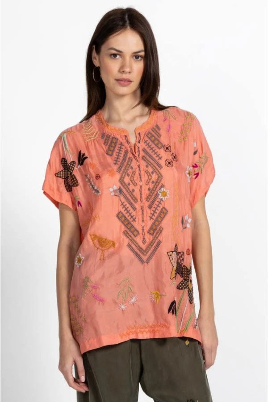 Clothing * | Perla Blouse Desert Flower