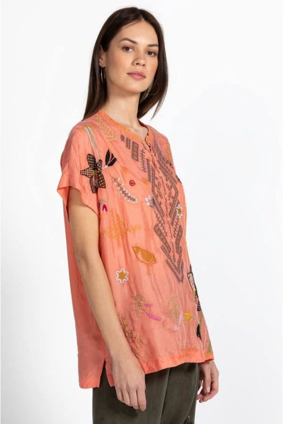 Clothing * | Perla Blouse Desert Flower