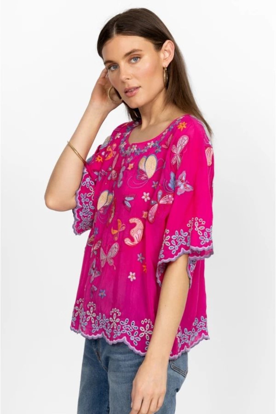 Clothing * | Bellona Blouse Orchid Lei