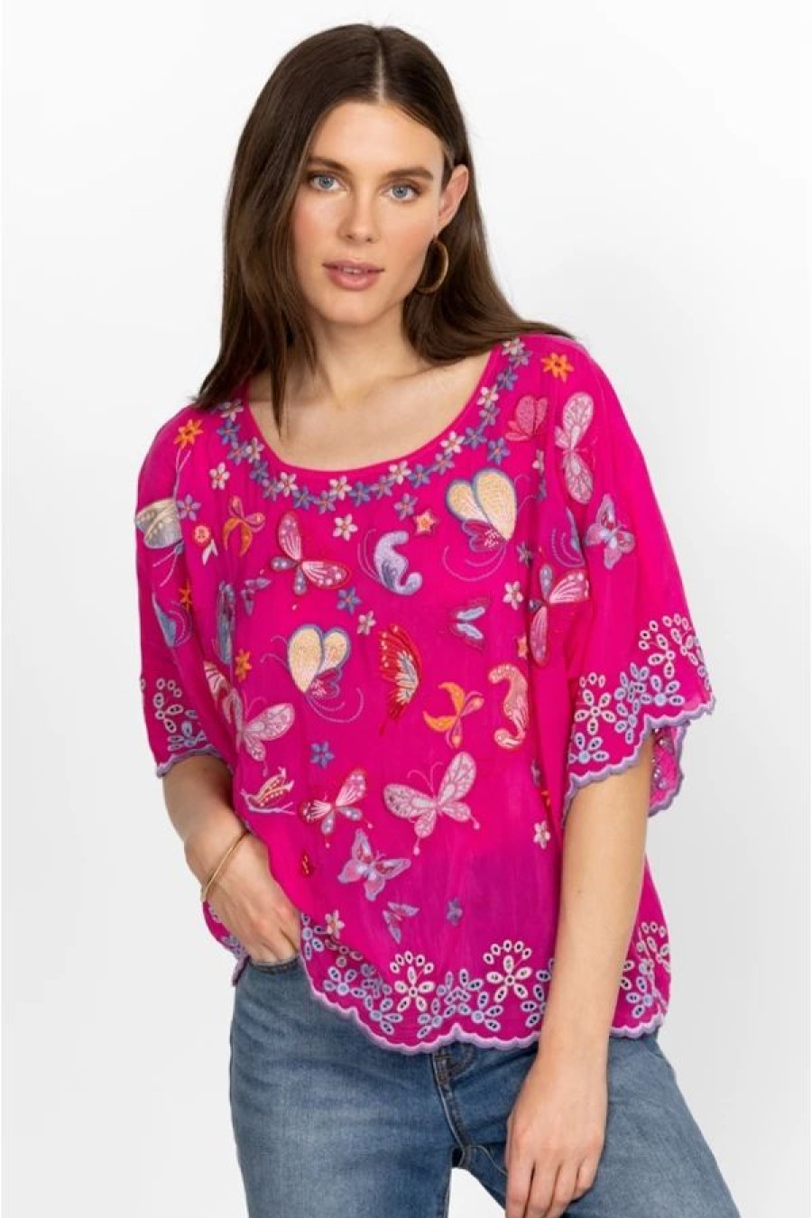 Clothing * | Bellona Blouse Orchid Lei