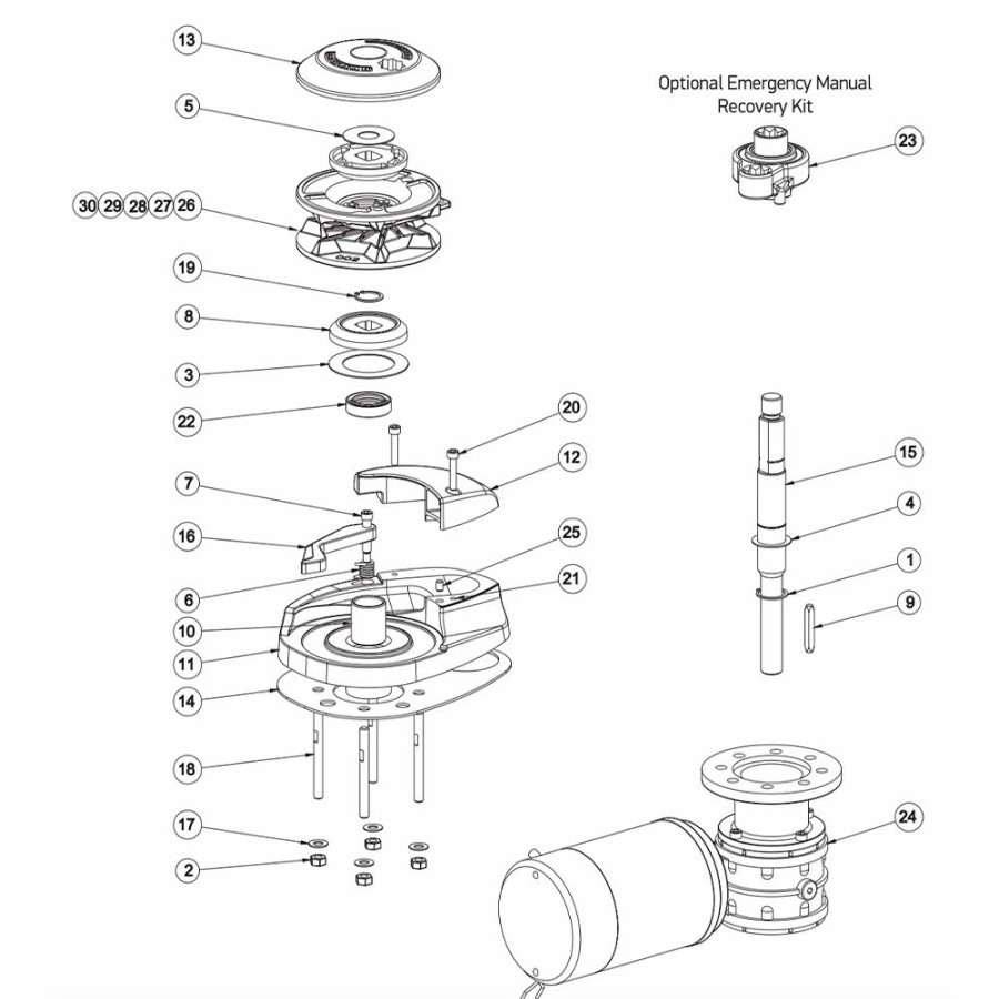 Windlasses * | Lewmar Windlasses Spares Shafts