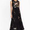 Clothing * | Ceretti Tiered Maxi Tank Dress Black