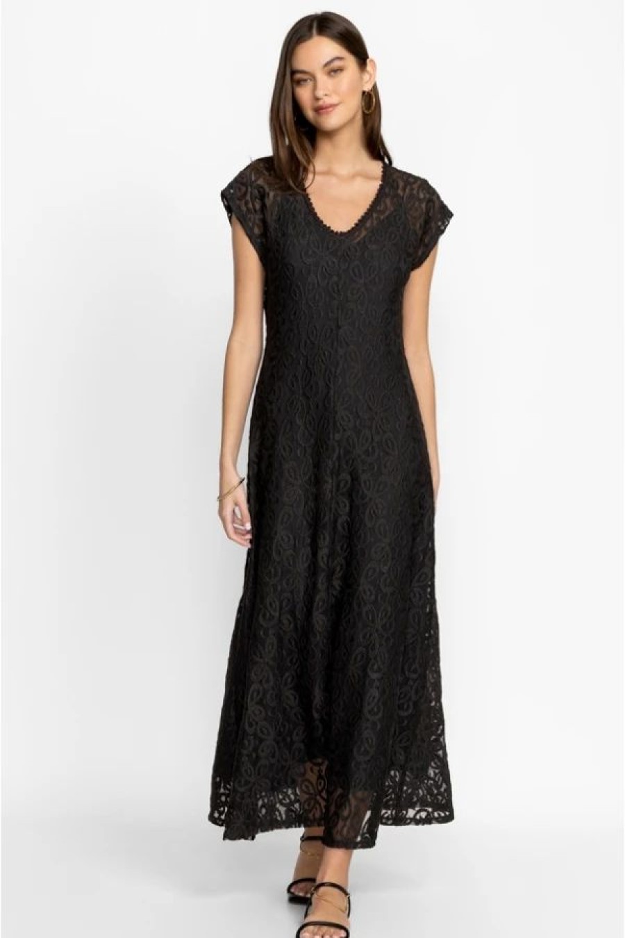 Clothing * | Corinne Maxi Dress Black