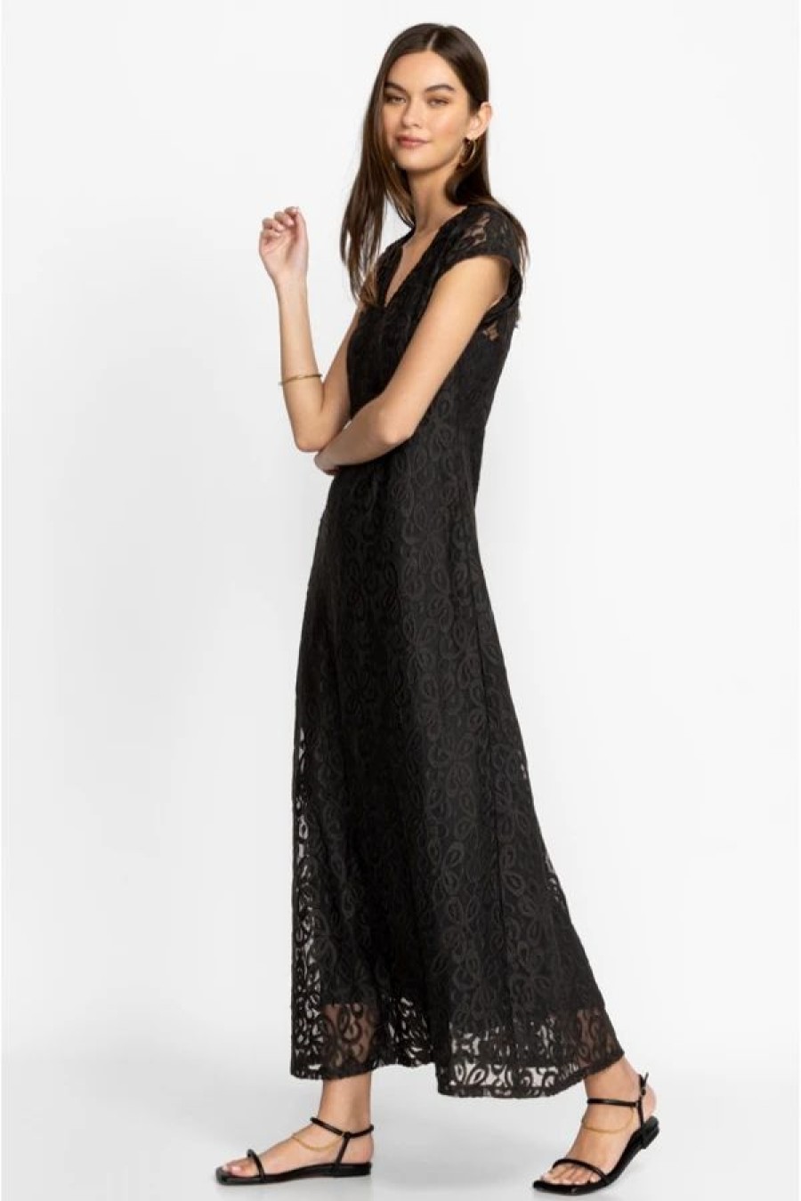 Clothing * | Corinne Maxi Dress Black