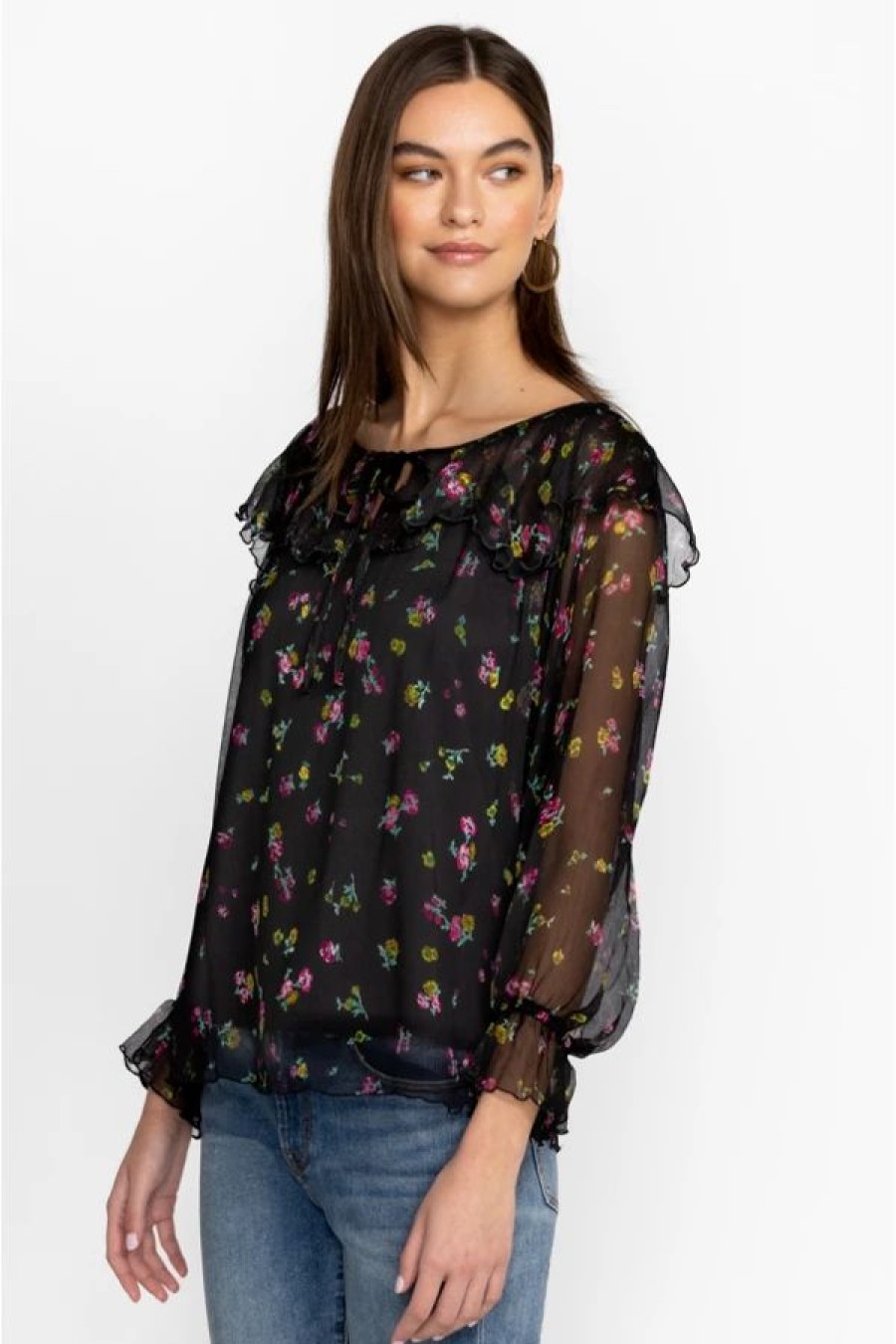 Clothing * | Fernanda Peasant Blouse Multi