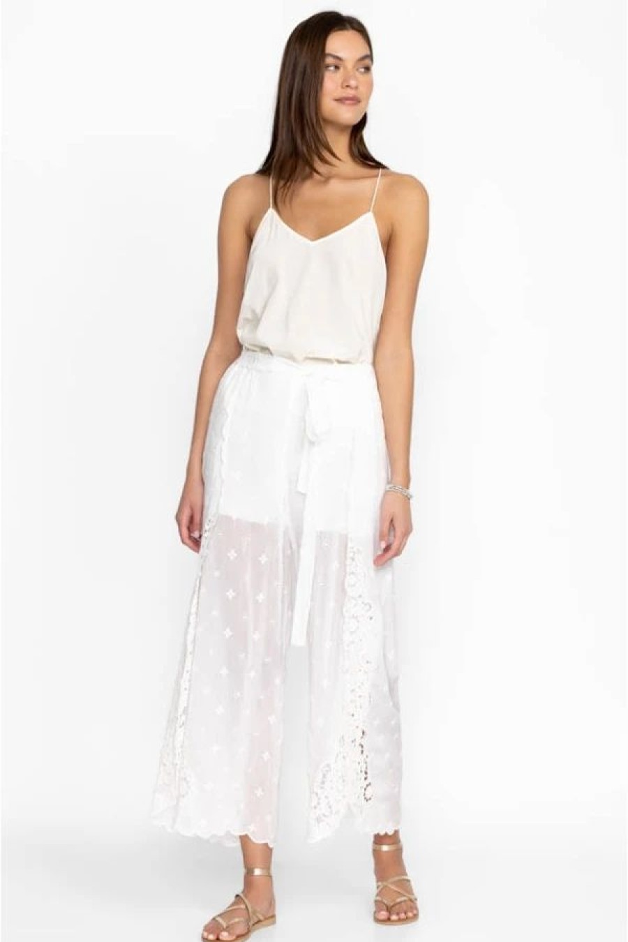 Clothing * | Eleuthera Wrap Pant White