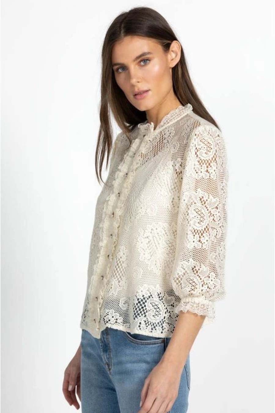 Clothing * | Betty Blouse Ecru