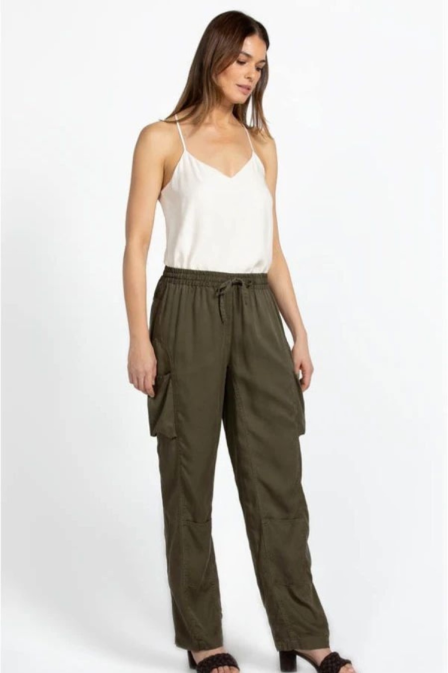 Clothing * | Leeshie Workwear Pant Vintage Green