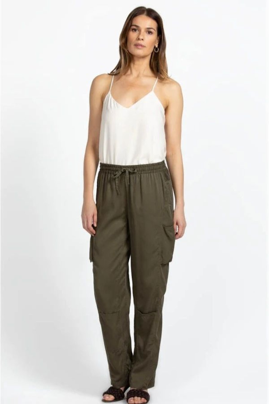 Clothing * | Leeshie Workwear Pant Vintage Green