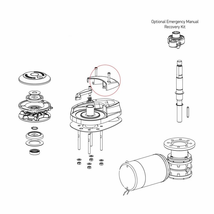 Windlasses * | Lewmar Windlasses Spares Chaincovers