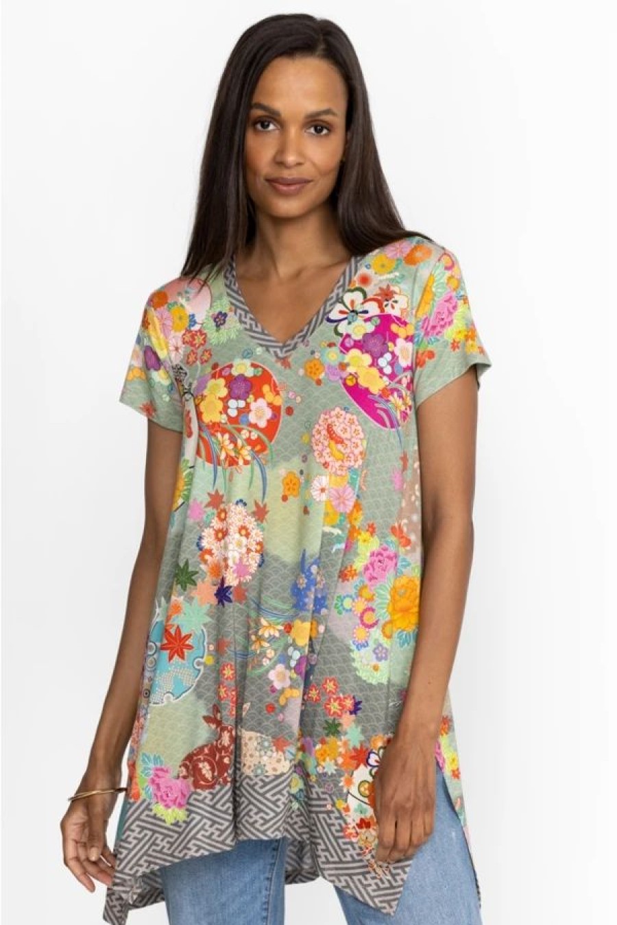 Clothing * | Lapin Drape Tunic Multi