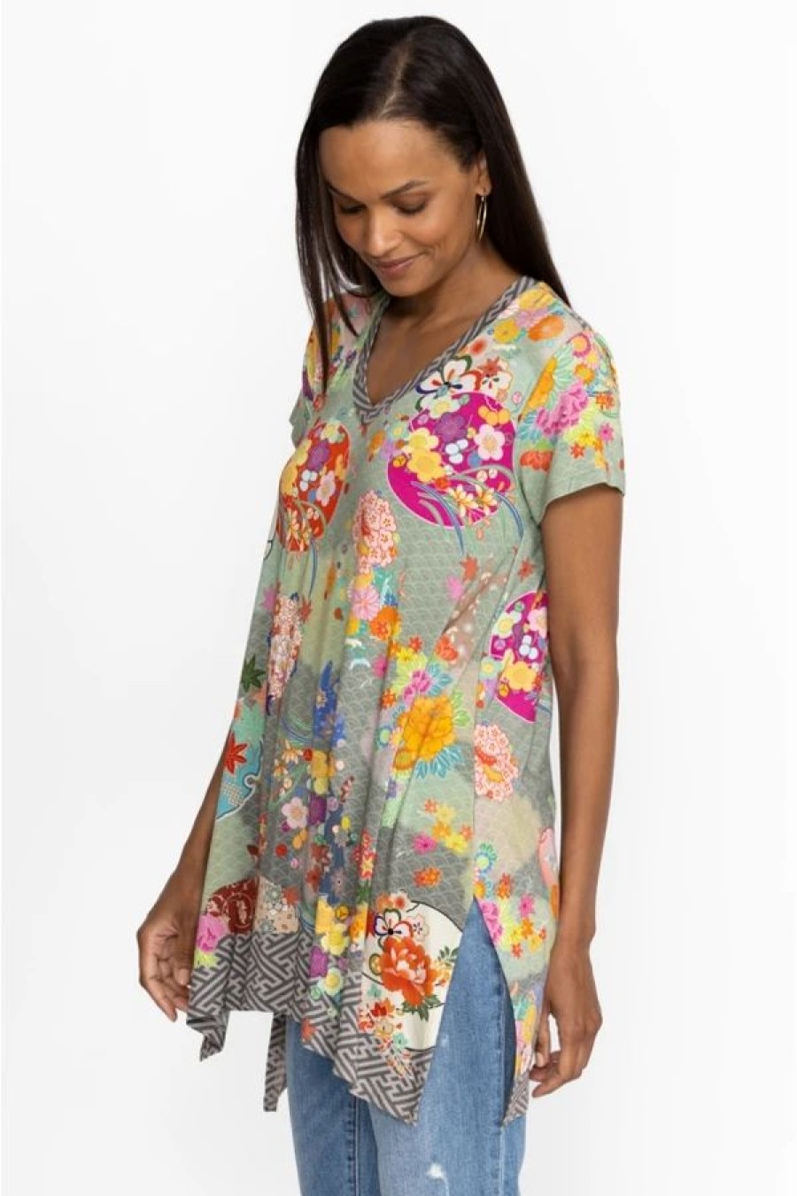 Clothing * | Lapin Drape Tunic Multi