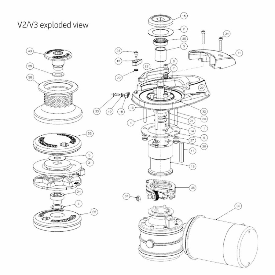 Windlasses * | Lewmar Windlasses Spares Drums