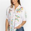 Clothing * | Mircea Blouse-Plus Size White