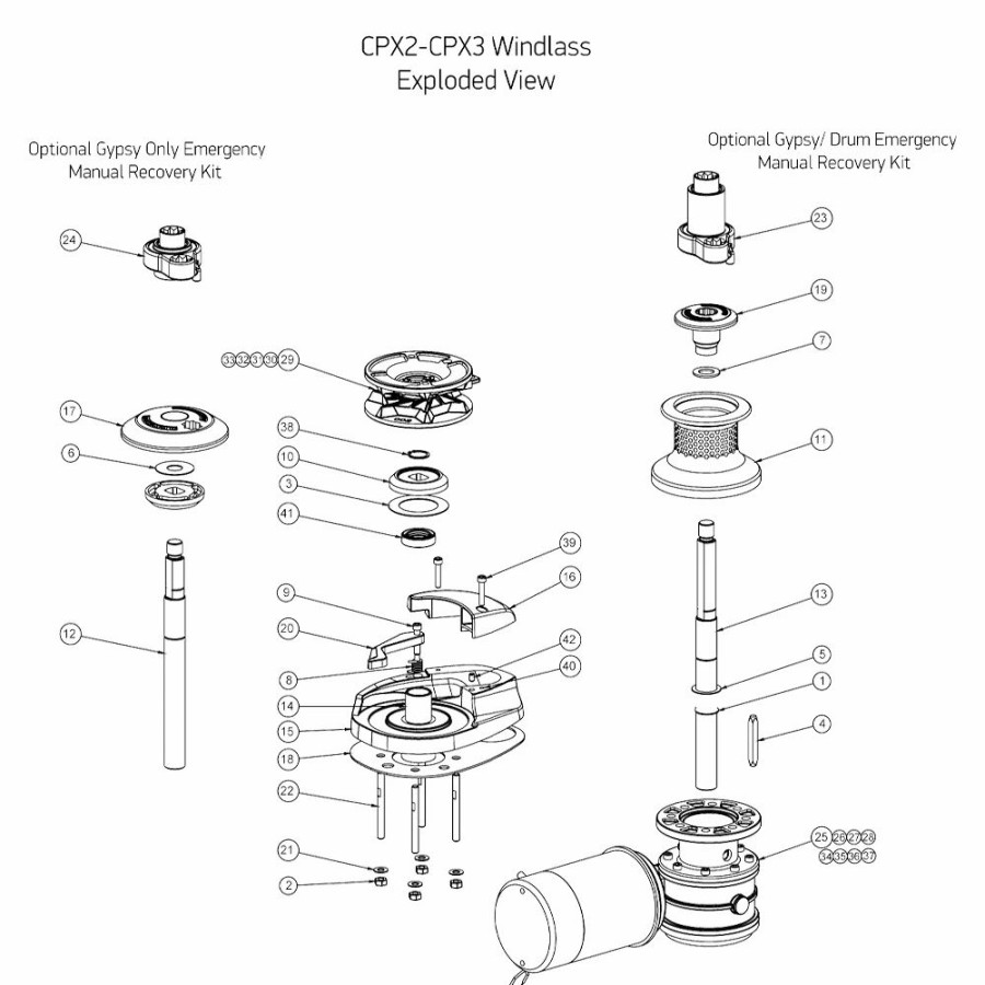 Windlasses * | Lewmar Windlasses Spares Nuts Fasteners