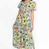 Clothing * | Ikat Bloom Pintuck Tiered Dress Multi