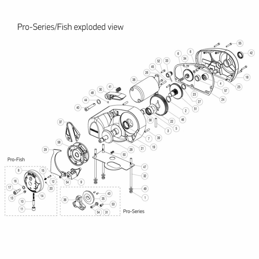 Windlasses * | Lewmar Windlasses Spares Gaskets Bearings