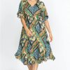 Clothing * | Jules Midi Dress-Plus Size Multi