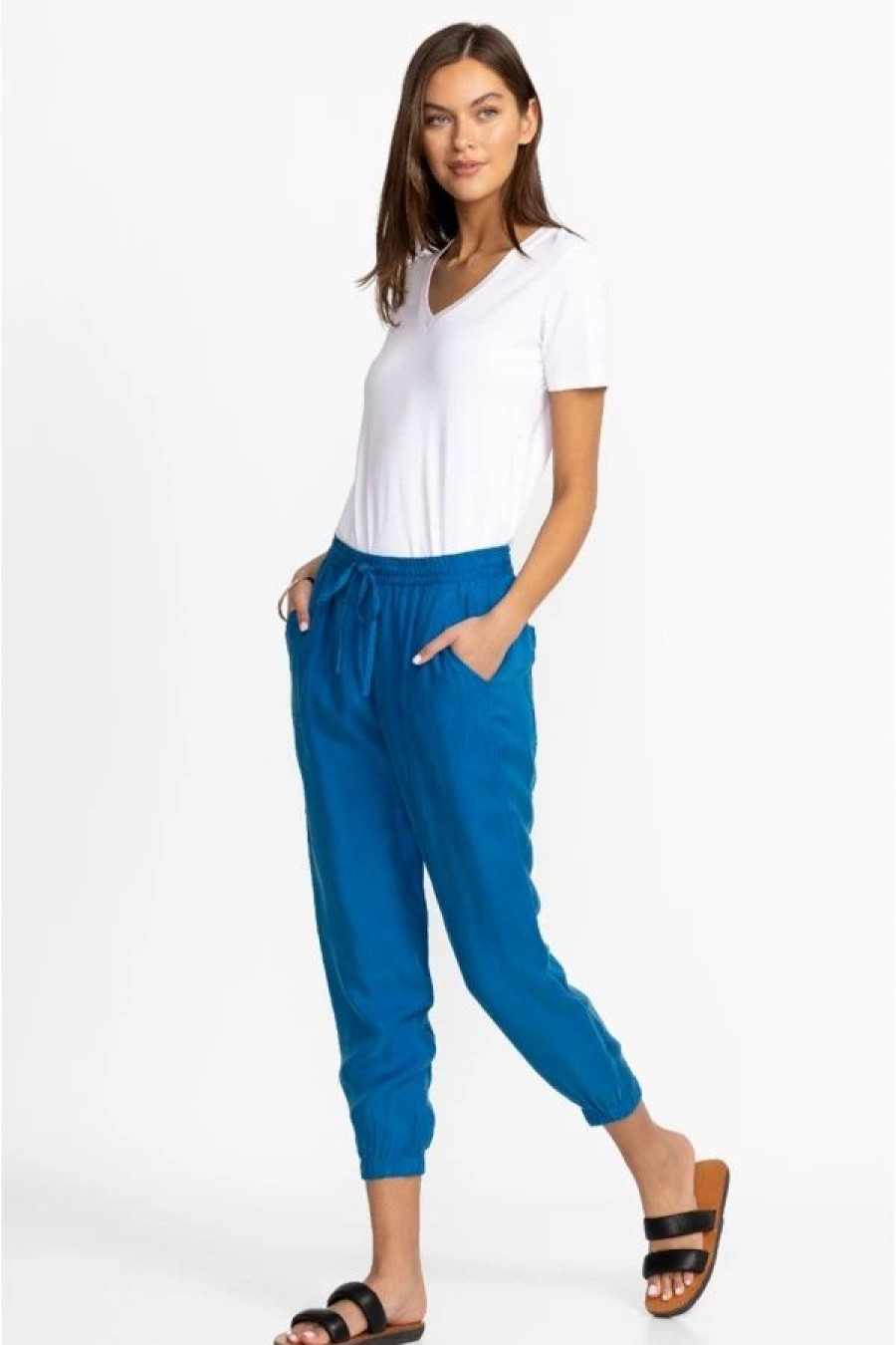 Clothing * | Alice Jogger Mykonos Blue