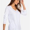 Clothing * | Long Sleeve V-Neck Layering Tee