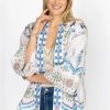 Clothing * | Oriel Cropped Linen Kimono-Plus Size White