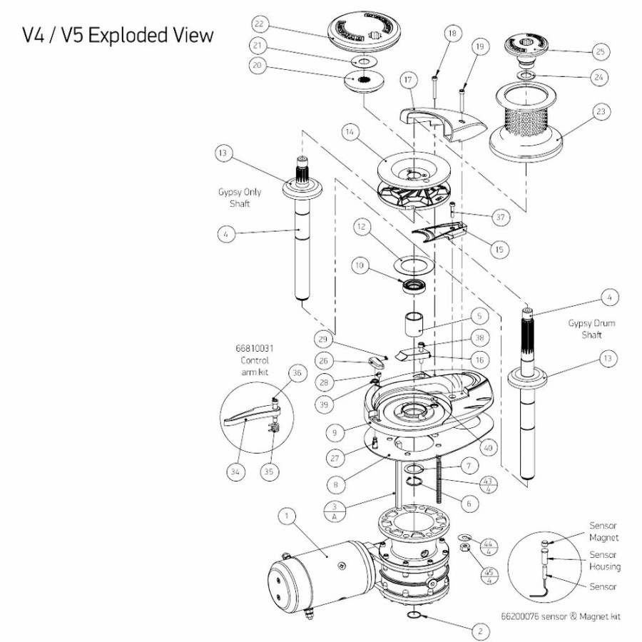 Windlasses * | Lewmar Windlasses Spares Nuts Fasteners