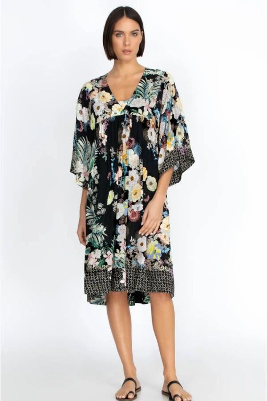 Clothing * | Mila Easy Cover-Up Dress-Plus Size Multi