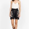 Clothing * | Marseille Belted Short Black