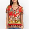 Clothing * | Rapsodia Favorite Short Sleeve V-Neck Tee Multi