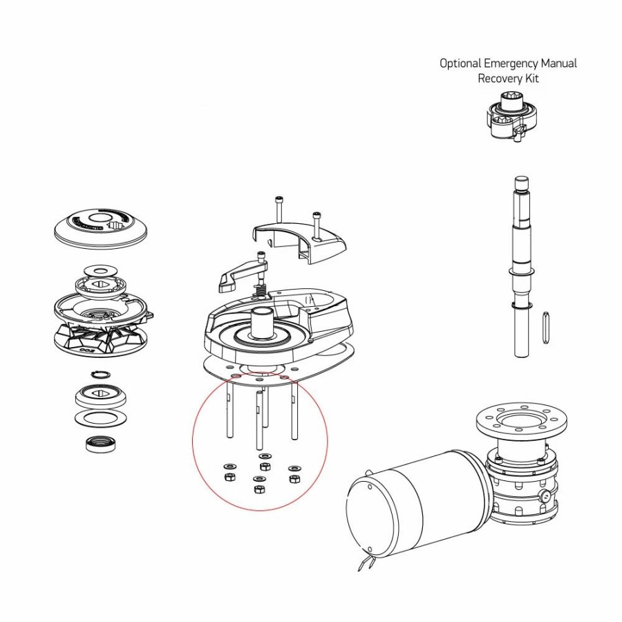 Windlasses * | Lewmar Windlasses Spares Deck Spacers