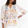 Clothing * | Mikah Tunic-Plus Size White