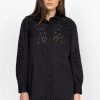 Clothing * | Maricruz Button Down Shirt Black