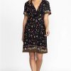 Clothing * | Nani Twist Front Swing Dress-Plus Size Multi