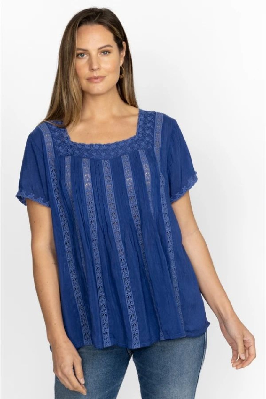 Clothing * | Brigita Blouse-Plus Size Surf The Web