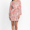 Clothing * | Feline Blush Sleep Robe Multi