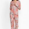 Clothing * | Feline Blush Long Pj Set Multi