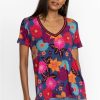 Clothing * | Merida Favorite Short Sleeve V-Neck Swing Tee Multi