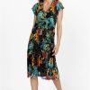 Clothing * | Nero Sequence Tiered Tea Length Dress Multi